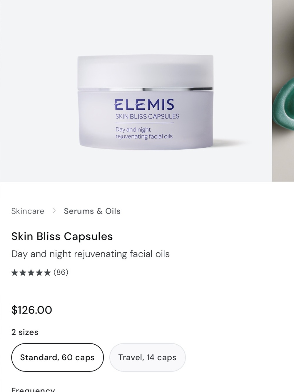 Elemis Skin Bliss Capsules Rejuvenating Facial Oils